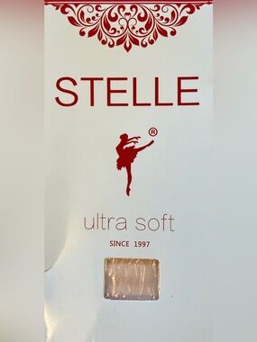 NEW Pair of STELLE Ultra Soft Ballet Tights Pink Dance Leggings Medium